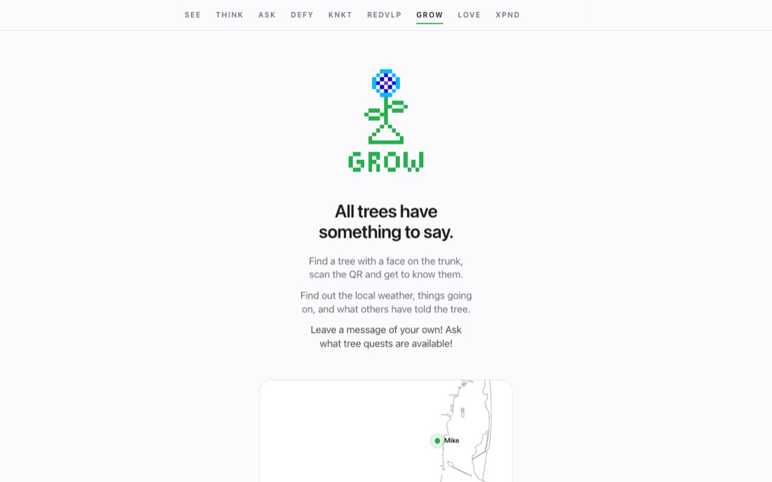 GROW — talking trees interface